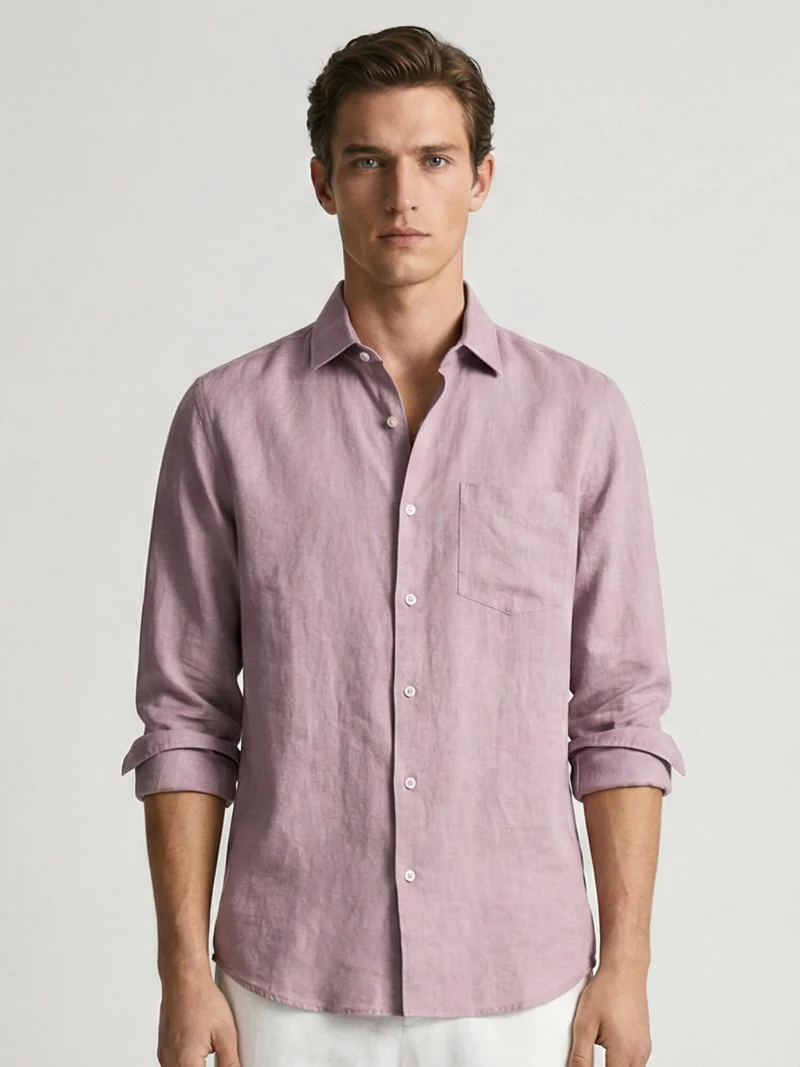 Lavender 100% Pure Linen Classic Fabric