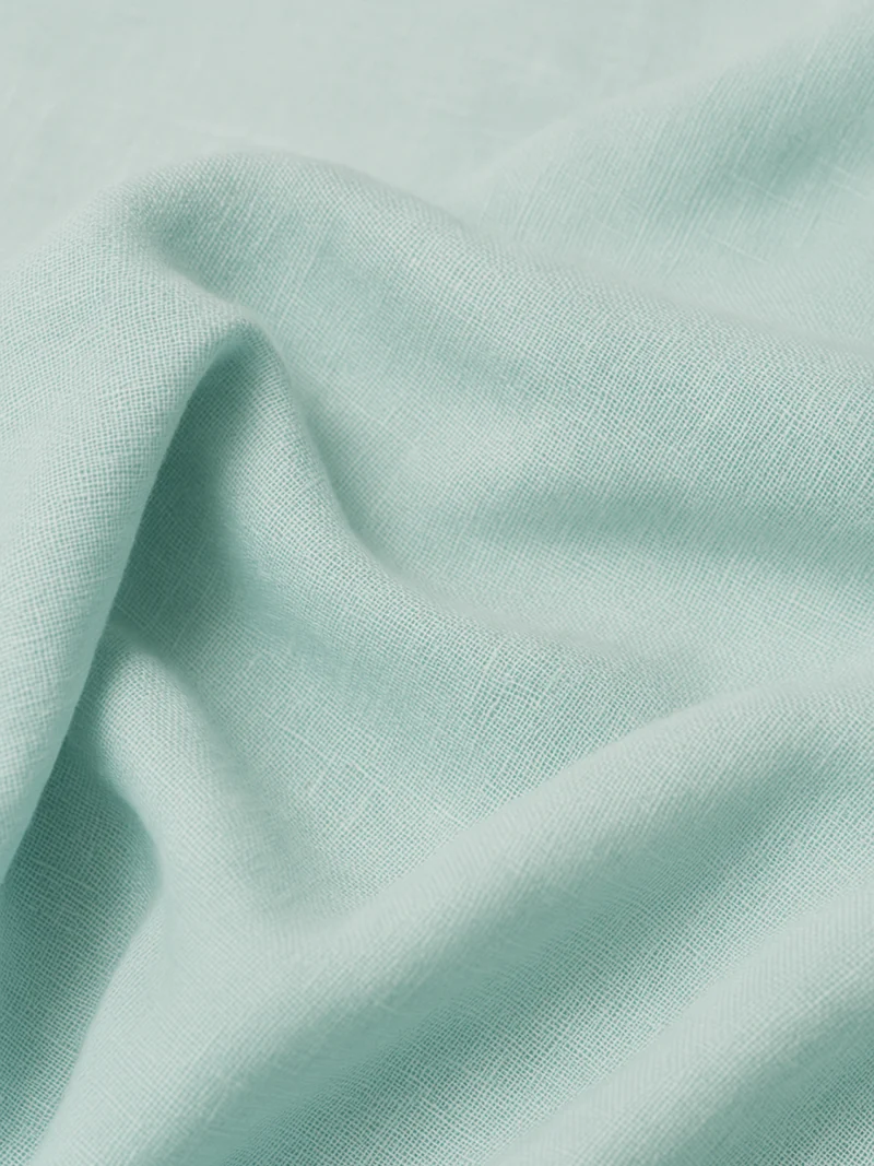 Aqua Mint 100% Pure Linen Fabric