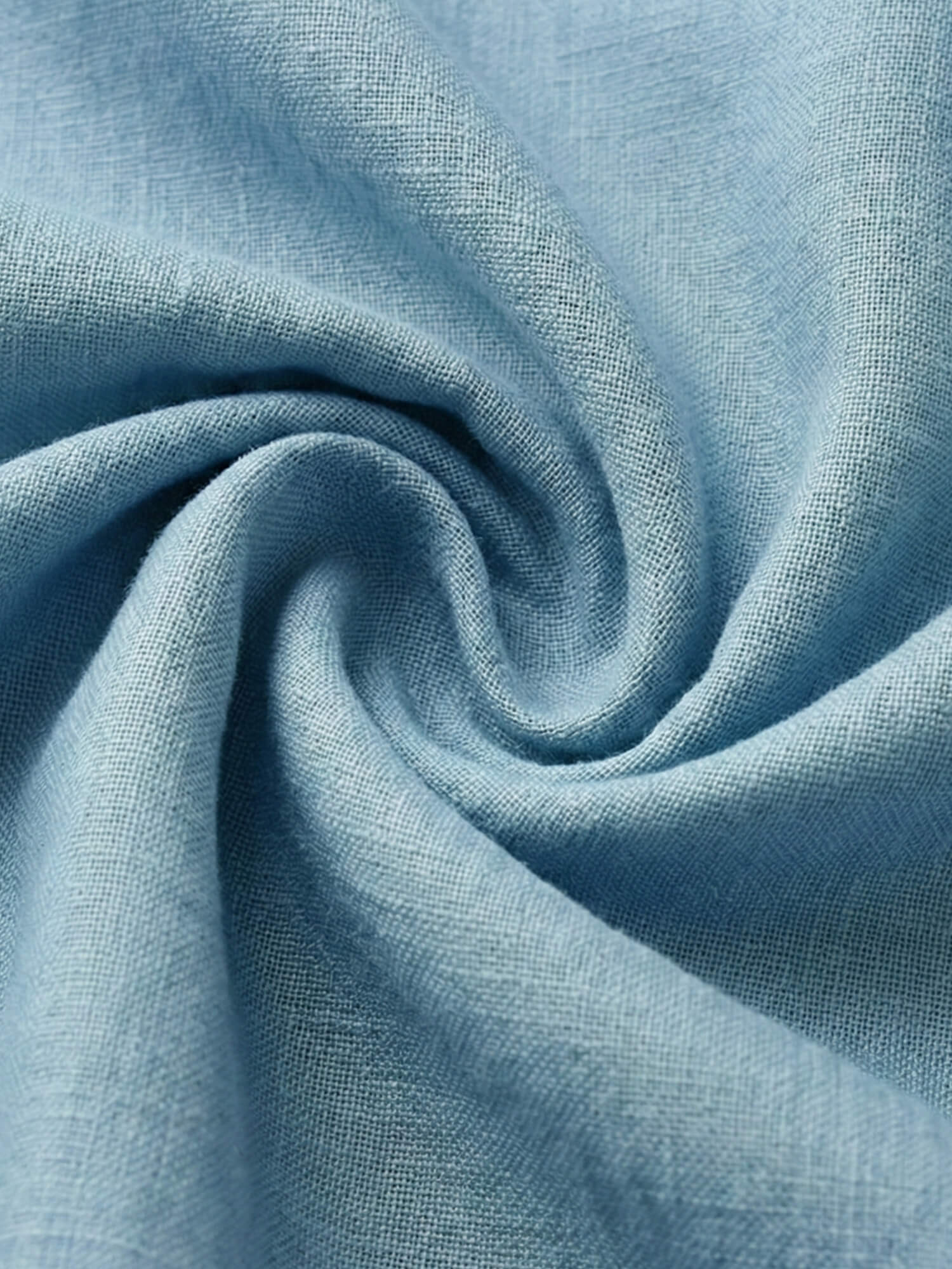 Atlantic Blue 100% Pure Linen Shirt