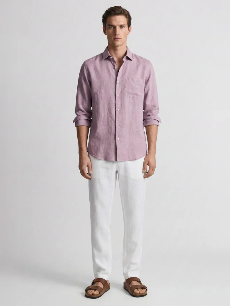 Lavender 100% Pure Linen Classic